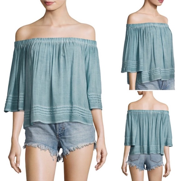 Young Fabulous & Broke Tops - Young Fabulous & Broke Perris Off The Shoulder M